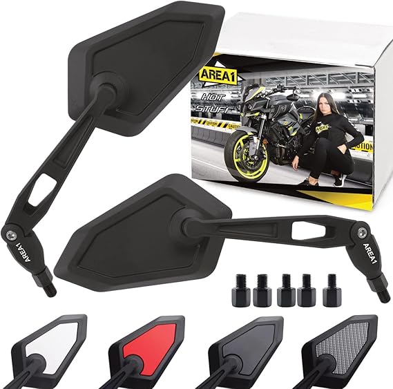 Spiegelkappen Lochstopfen Für Kawasaki Z650 - CNC Aluminium Deckel Mit Logo