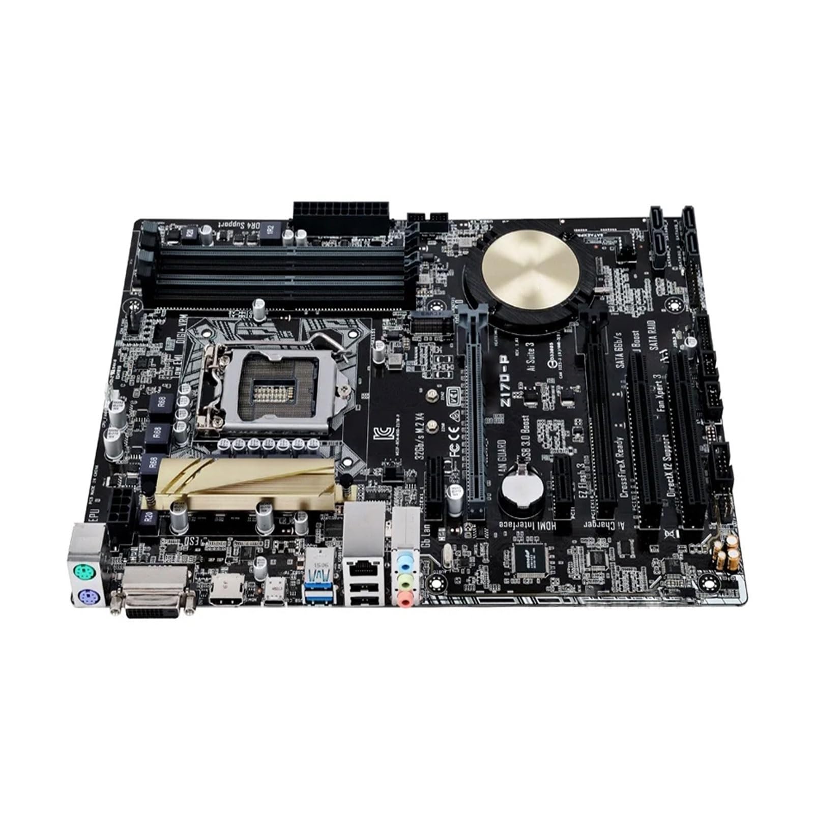 Placa Bases Placa Base de Escritorio Fit For ASUS Z170-P Z170 Socket LGA 1151 i7 i5 i3 DDR4 64G M.2 SATA3 USB3.0 ATX for sexta o séptima generación