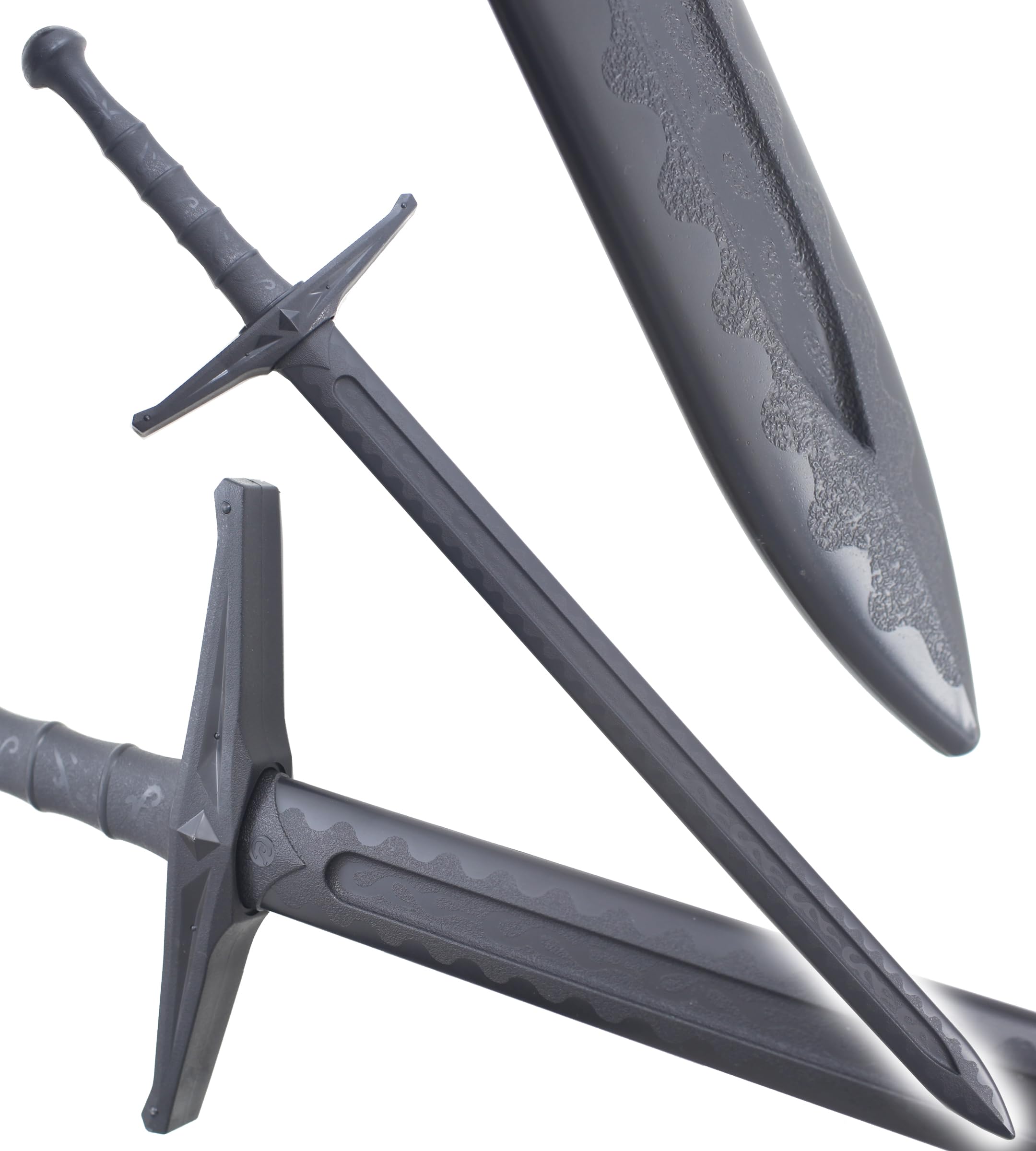 Pack 2 Epees de Frappe Medieval Polypropylene Entrainement Combat E504-PP ABS Epee Entrainement