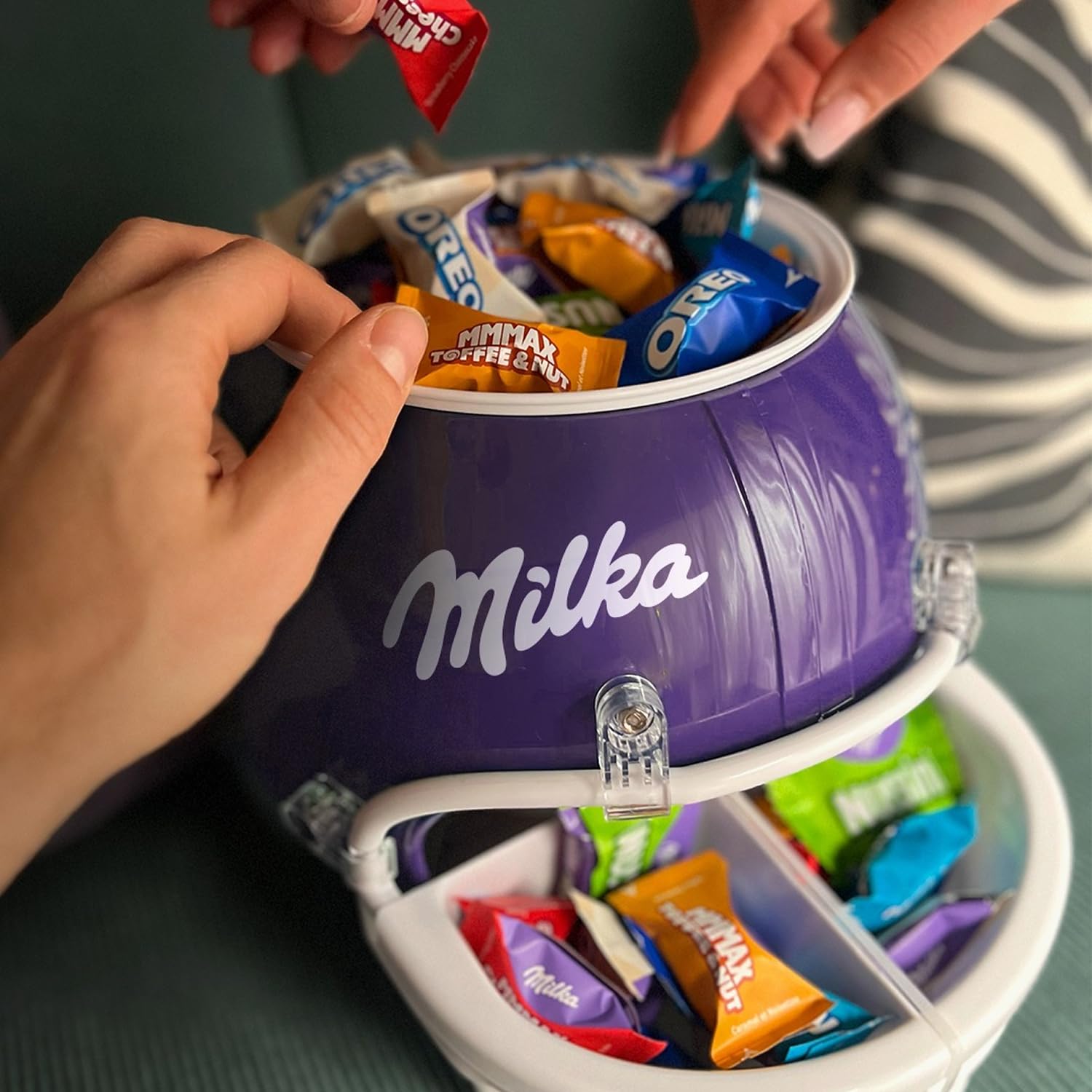 Milka Favourites, Surtido de Bombones Individuales, Caja de 108 Mini Chocolatinas, 1 kg