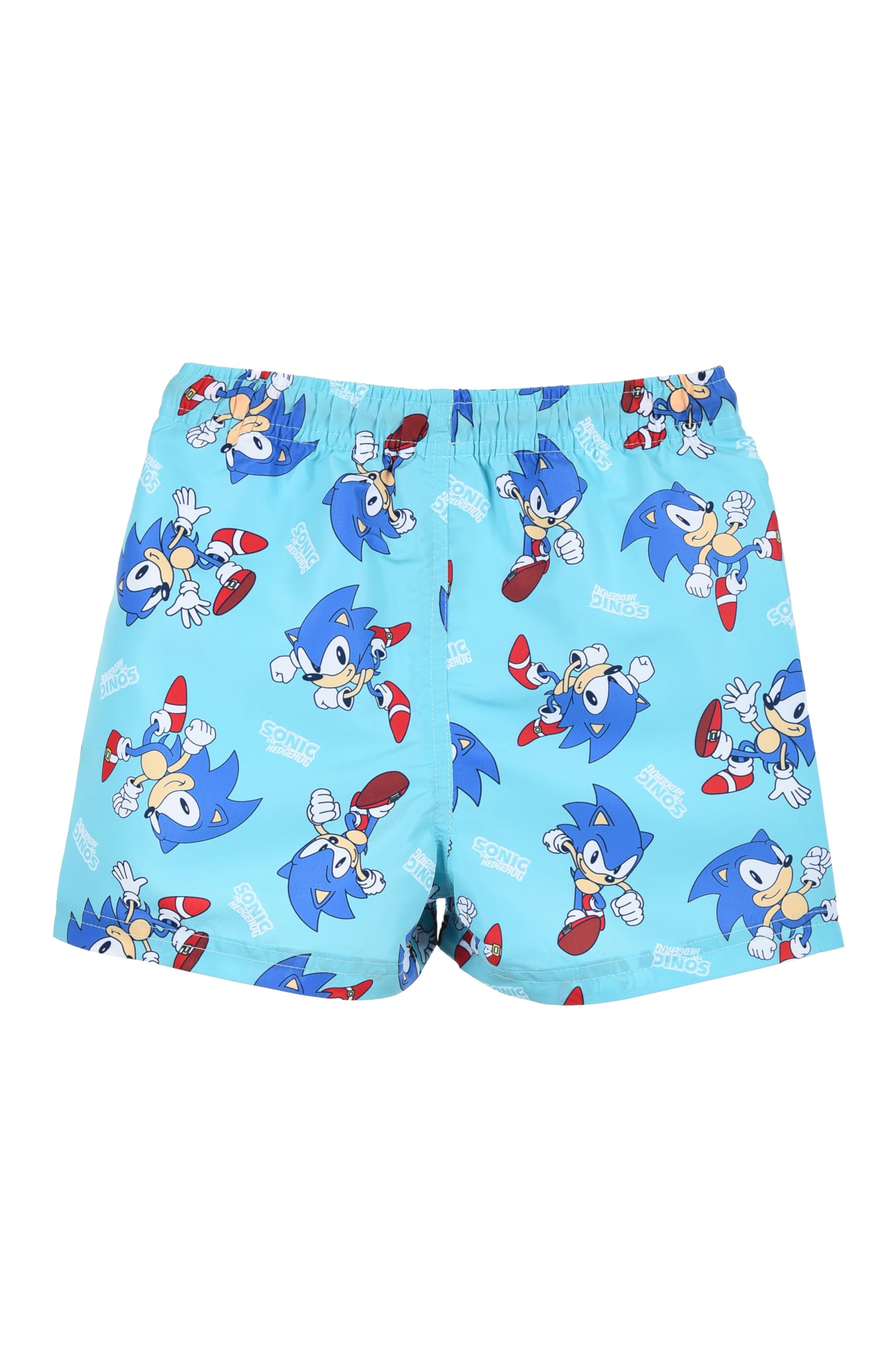 Sonic The Hedgehog Bermudas para Niño, Shorts de Baño Verano Bañador de Natación Infantil, Tallas 4 a 10 Años