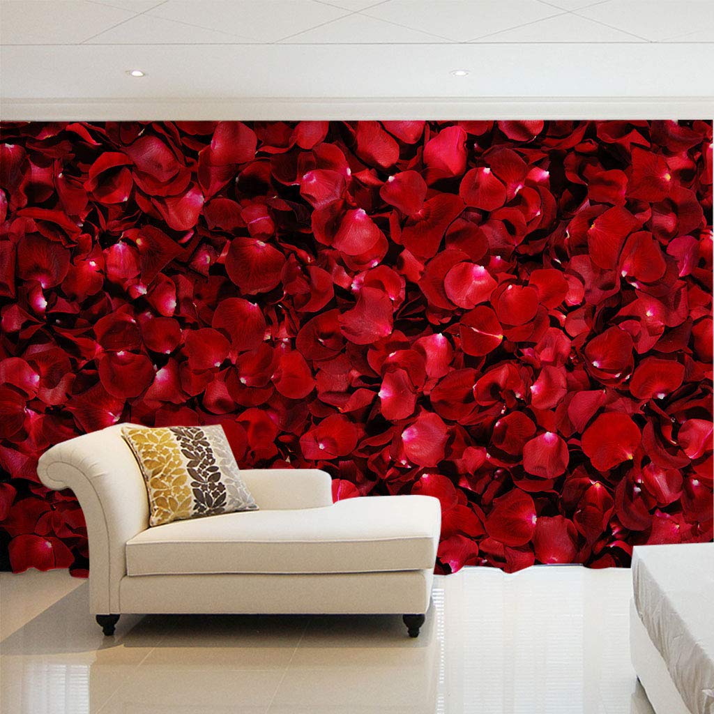 Rideaux voilages à oeillets semi-transparents roses rouges 2 panneaux de 132x160cm pour chambre