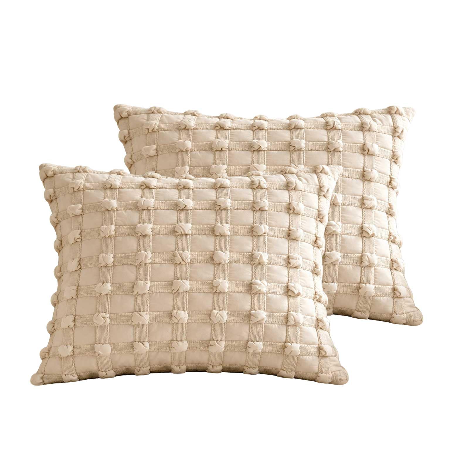 BCCIAPLN 3D Bubble Texture Throw Pillow Covers 18x18inch