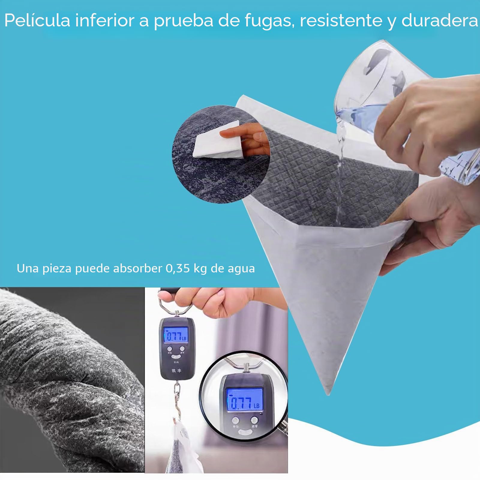 Almohadillas para pipí de cobaya, Absorbentes para Conejos, Forros Desechables para jaulas para hámster, Conejo, hurón, Chinchilla y Otros Animales pequeños (60 cm x 45 cm, 60 Piezas)