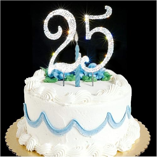 Miniatura 7 de Decoración para tartas con diamantes de imitación de alta calidad, ideas de decoración de fiesta de cumpleaños o aniversario, aleación de metal de