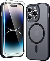 Vista 257 de FNTCASE Funda para iPhone 15 Plus: Fundas magnéticas transparentes para teléfono con protector de pantalla compatible con Magsafe Slim Anti