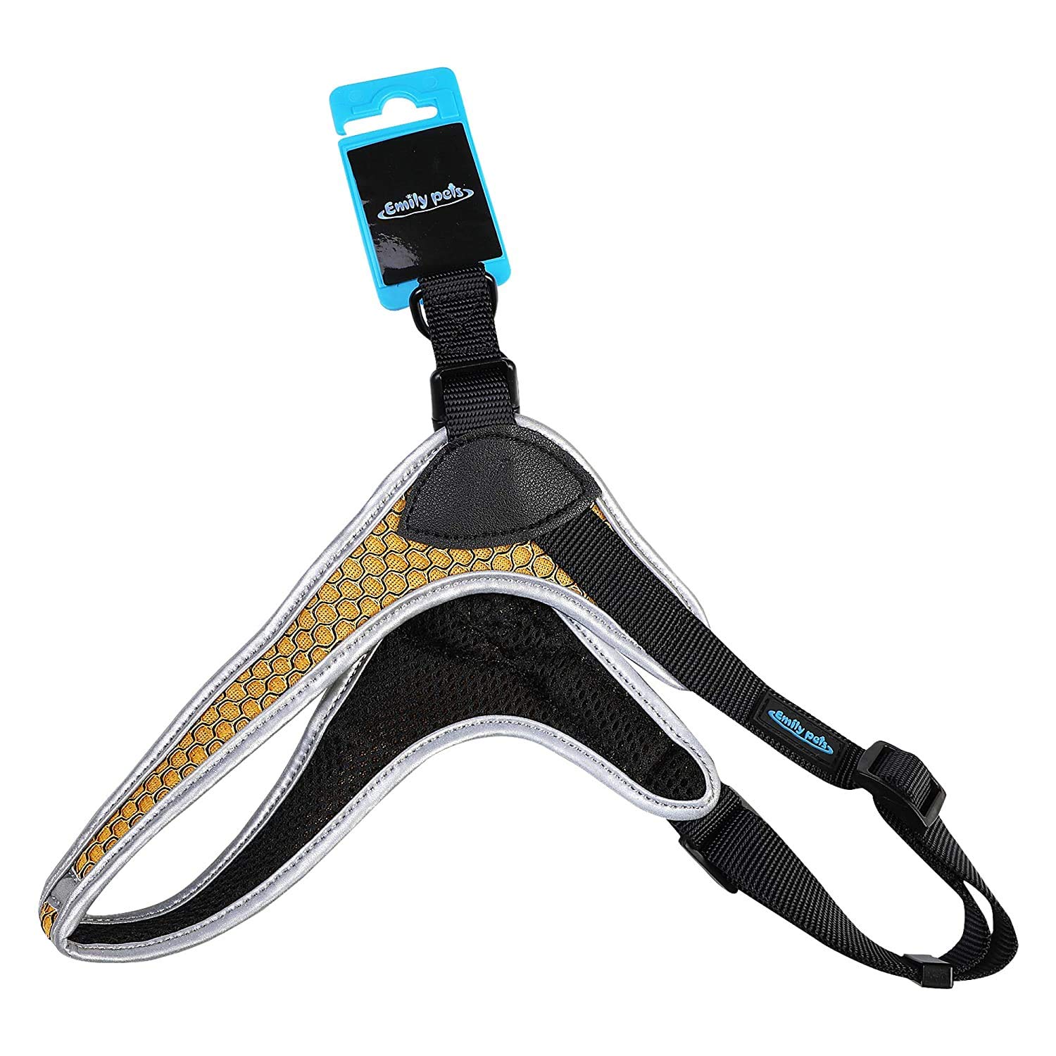 Emily Pets All Weather Mesh Step-in Soft Adjustable Pet Harnesses for Puppy and Toy Breeds(Color:Yellow, Large) (B08LSYKYXB) Amazon Price History, Amazon Price Tracker