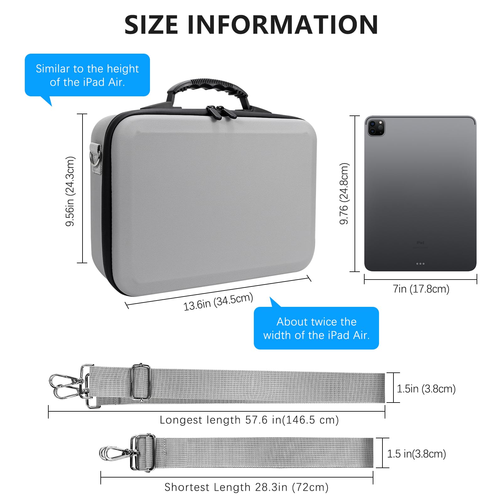 FPVtosky Sac pour DJI Mini 4 Pro, Étui de Voyage Portable, Sac de Transport Compact avec Sangle pour DJI Mini4 Pro Fly More Combo - Drone Valise Mini 4Pro RC 2 Rangement Accessoires