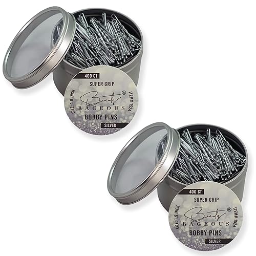 Miniatura 10 de Pasadores de bobina marrón Super Grip - 400 quilates aprox. - Práctico estaño reutilizable