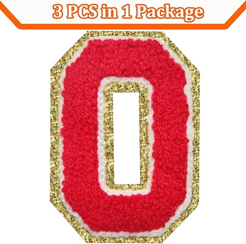 Miniatura 167 de Parches de letras termo-adhesivas de felpilla para chaquetas, parches de letras universitarias con brillantina para planchar en la letra azul A