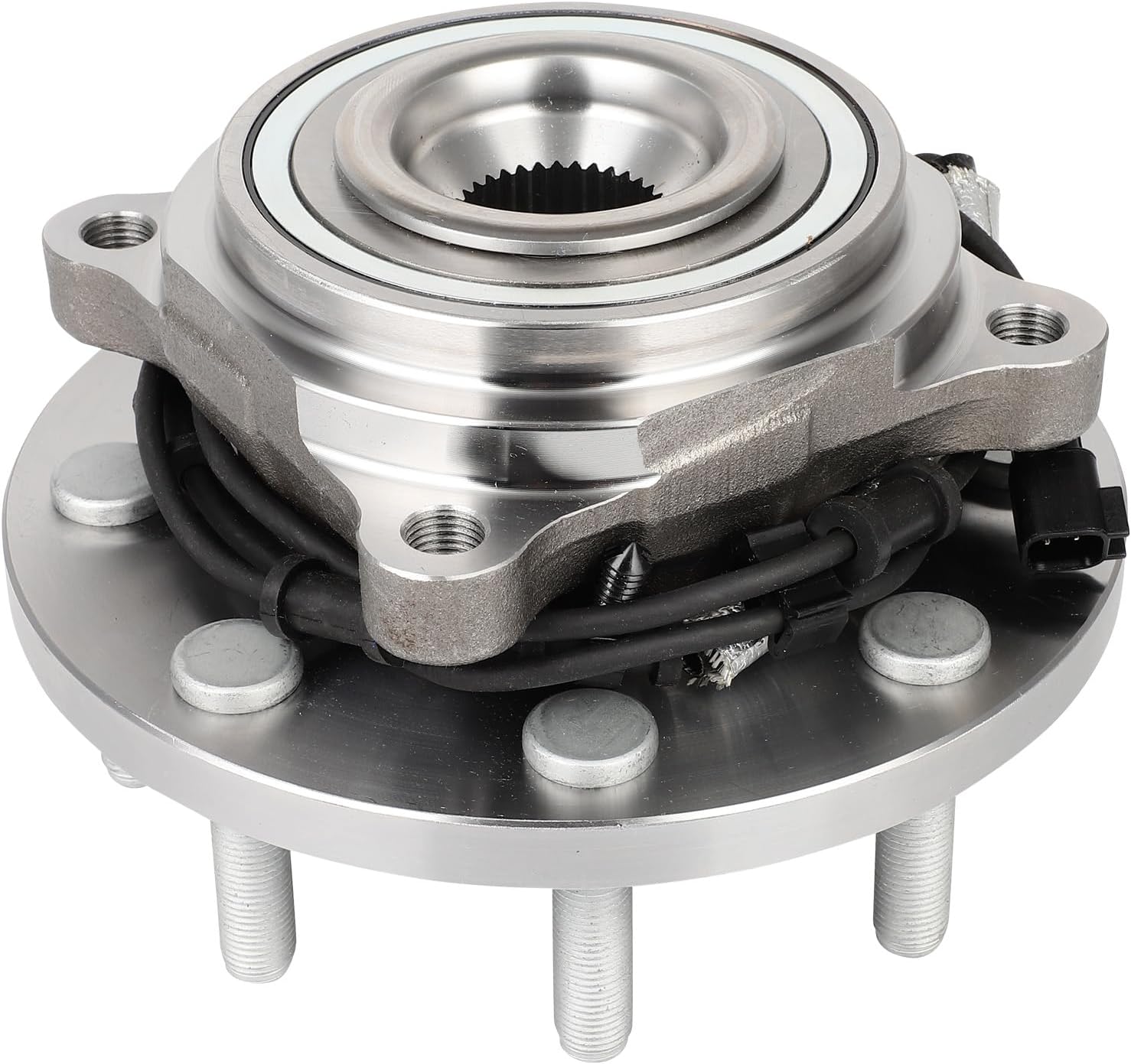 SCITOO 1 x Front Wheel Bearing and Hub Assembly 2019-2024 for Ram 2500,2019-2024 for Ram 3500,W/ABS 5-Lug 515206 5.7L 6.4L 6.7L