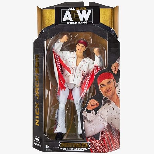 All Elite Wrestling AEW - Paquete de 1 figura (figura inigualable) W1 - Nick Jackson, Multi