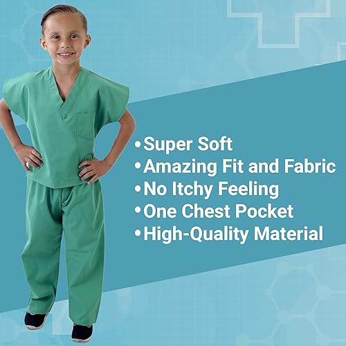 Miniatura 4 de Juego de exfoliantes para niños, juego de exfoliantes súper suave, disfraz de médico para niños