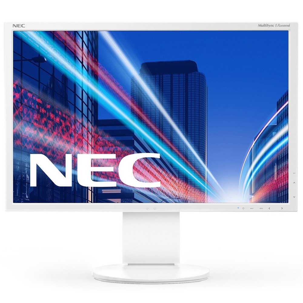 NEC 60003409 60,9 cm (24 Zoll) LED-Monitor (DVI, HDMI, 5ms Reaktionszeit) weiß