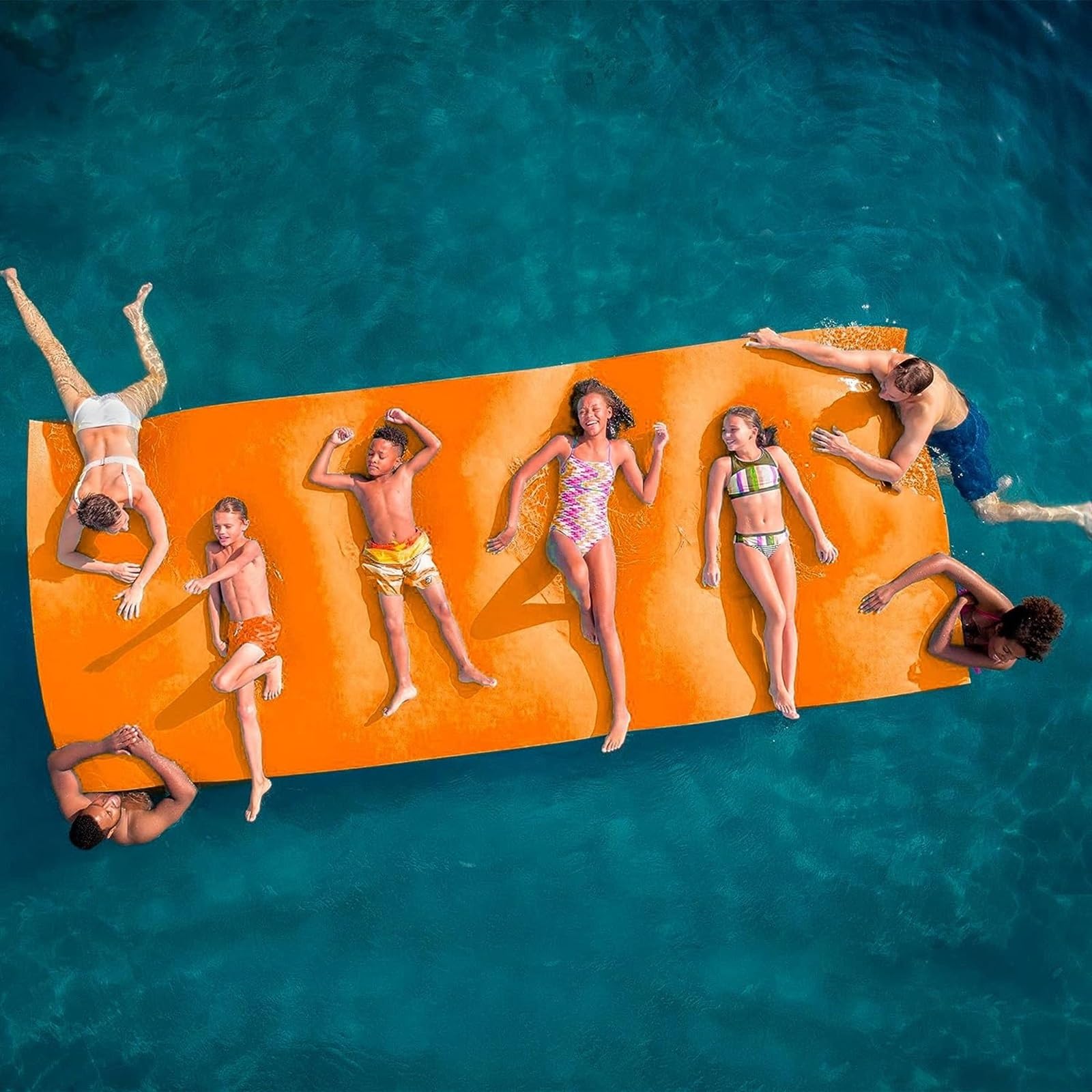 Alfombra Flotante, Colchoneta Flotante, Estera Flotante Premium for Lagos y Piscinas - Muelle Flotante con Estera de Agua Extra grande - Flotadores for Lagos