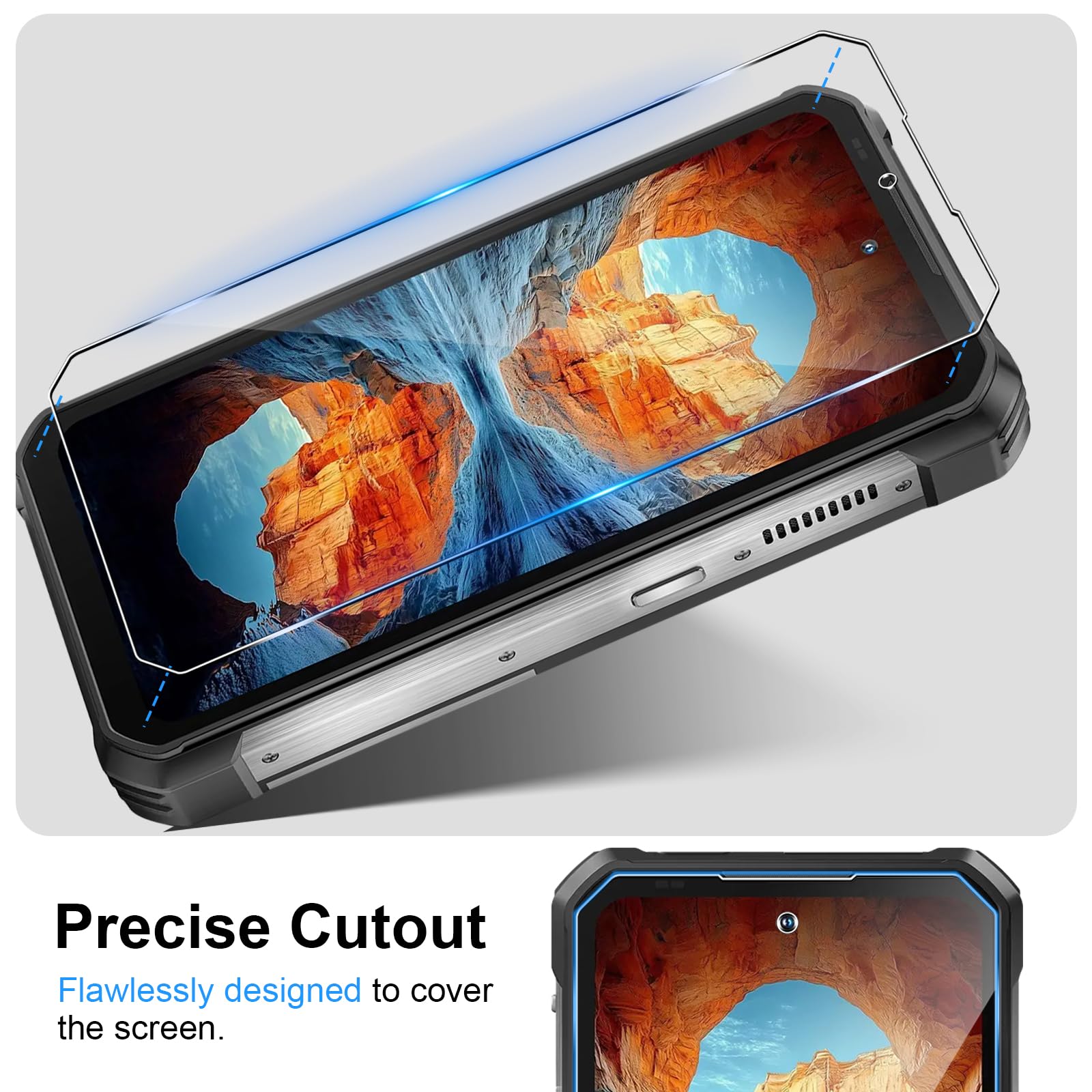 2x Pellicola Protettiva per Oukitel WP100 Titan Protezione Vetro