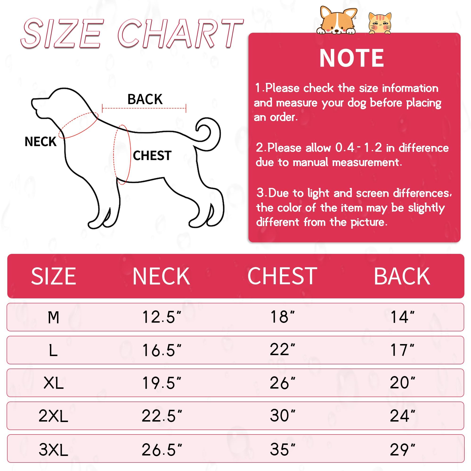 NACOCO Manteau de pluie réglable pour chien de grande taille, imperméable et léger, poncho à capuche avec bande réfléchissante (taille M, rouge)