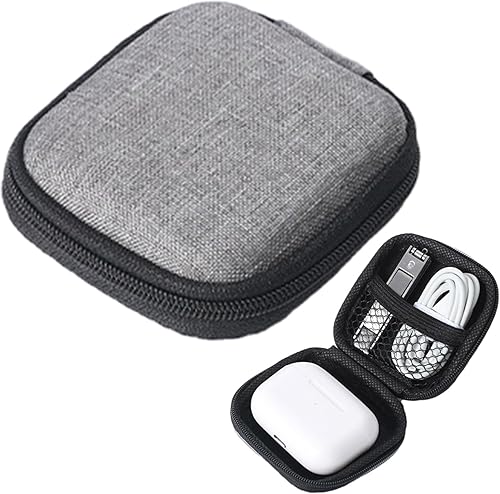 Miniatura 9 de Bolsa de almacenamiento electrónico  Bolsa organizadora de cables, funda de transporte para accesorios electrónicos, organizador de embalaje de