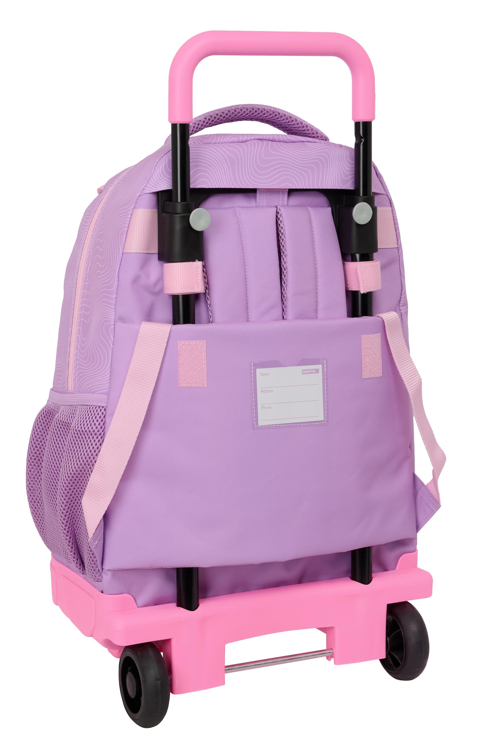K-POP Demon Hunters - ICONIC - Mochila Grande con Ruedas, Compacta, Extraíble, Ideal para Niños de Diferentes Edades, Cómoda y Versátil, Resistencia, 33x22x45 cm