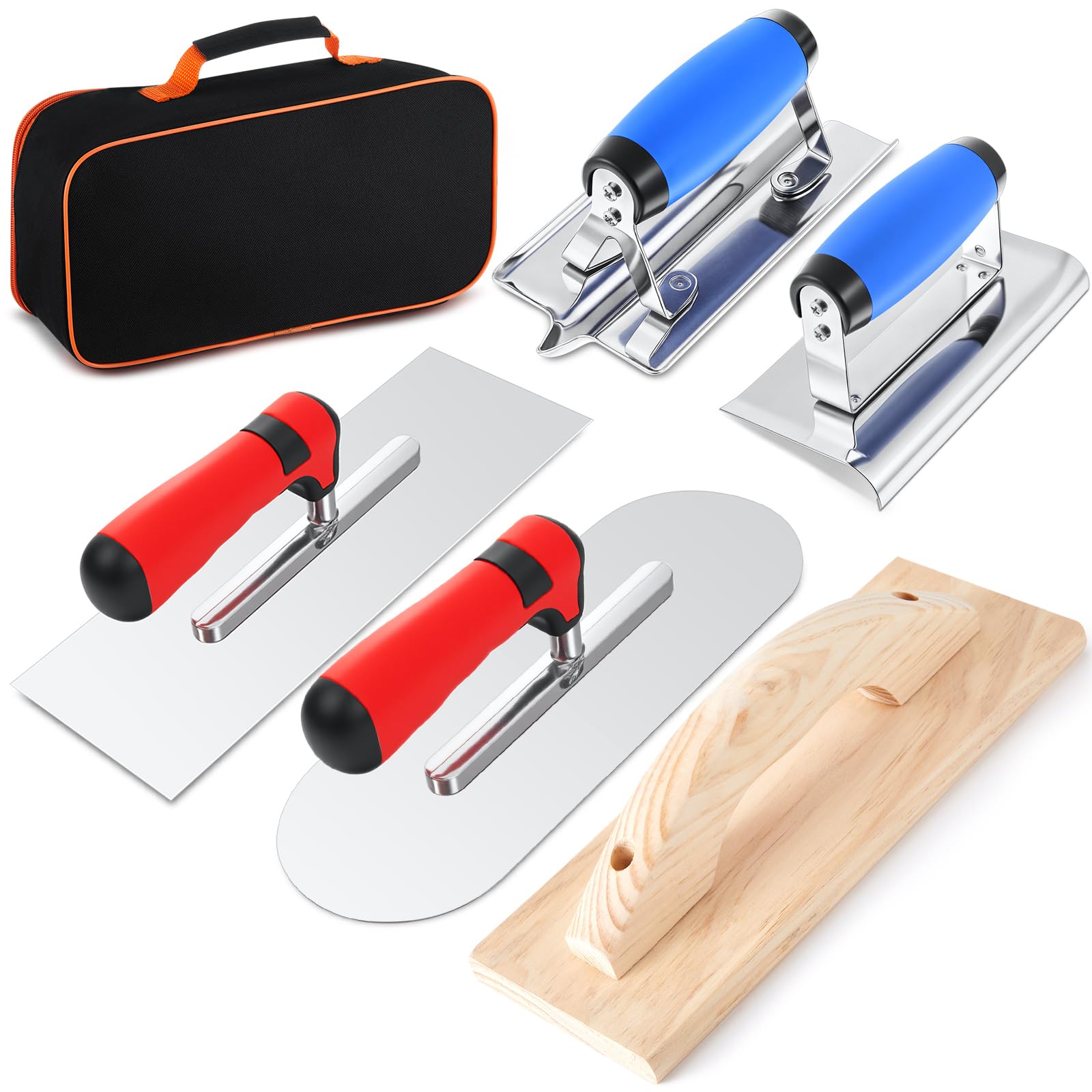 MorningRo Concrete Hand Tools Set - Masonry Tools -1