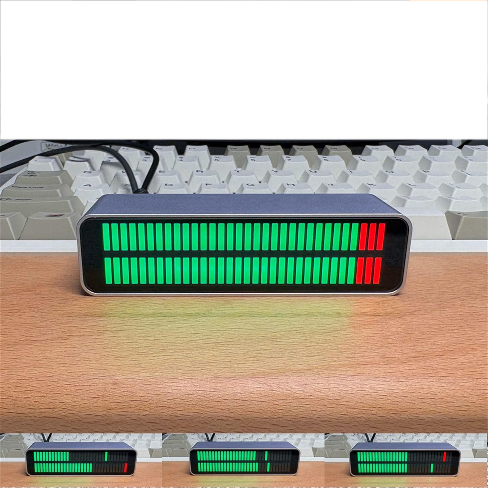 Metall Sound Pegelanzeige mit Zweikanalüberwachung für Live und Geräte LED Soundmonitor
