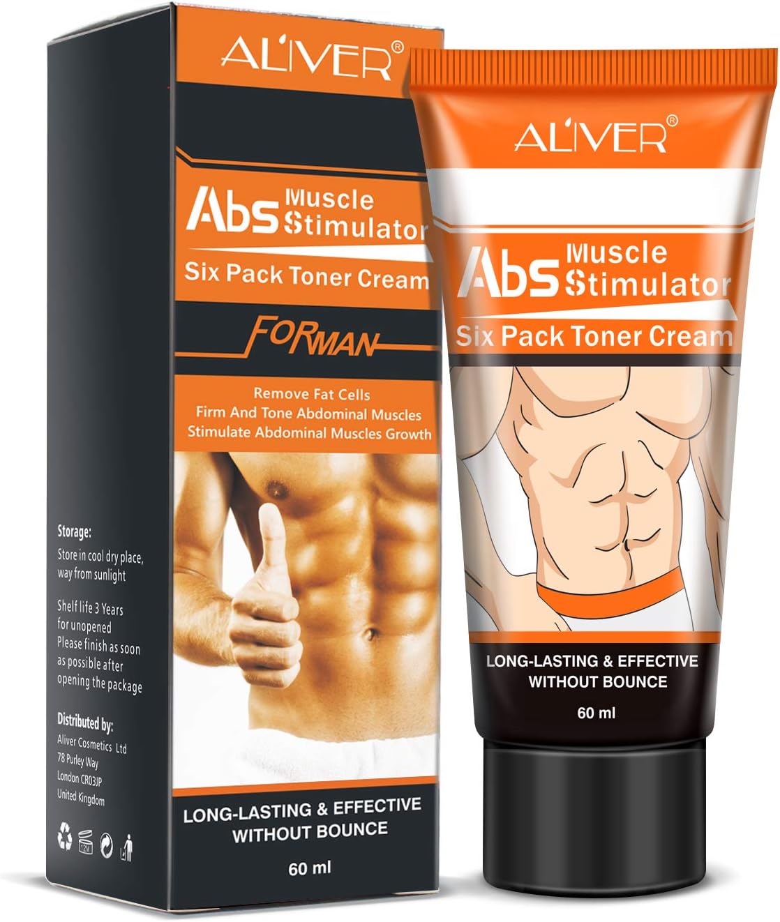 Hot Cream, Abs Extreme 4D Liposuction Body Slimming Cream, Anti Cellulite Abdomen Organic Natural Body Slimming Treatment for Shaping Waist, Abdomen Muscle