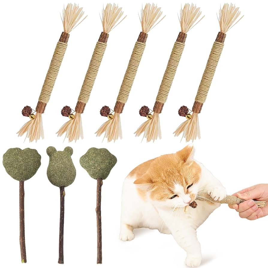Amazon | CANPLUS 8本入り 猫 おもちゃ 噛むおもちゃ ぬいぐるみ