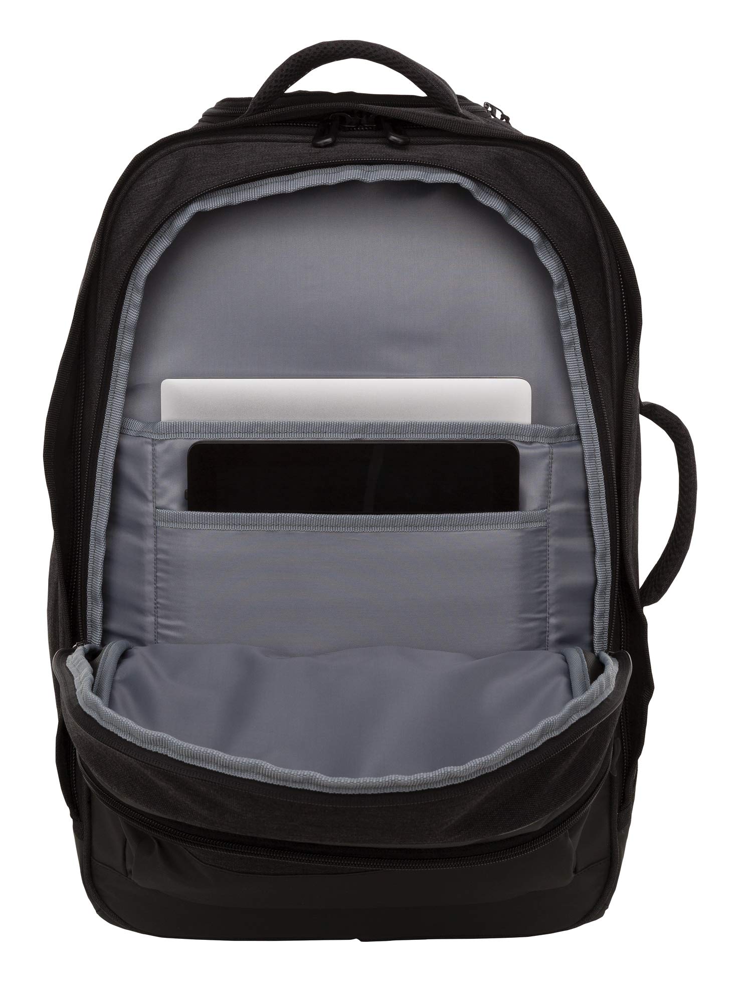 Outdoor Products Unisex Voyager plecak na kółkach, czarny tkany wrzosowy, jeden rozmiar