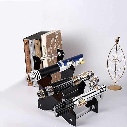 Miniatura 3 de Soporte de sable de luz de escritorio acrílico, soporte de sable de luz de 3 niveles, pantalla de sable de luz Adecuado para mostrar sables de luz