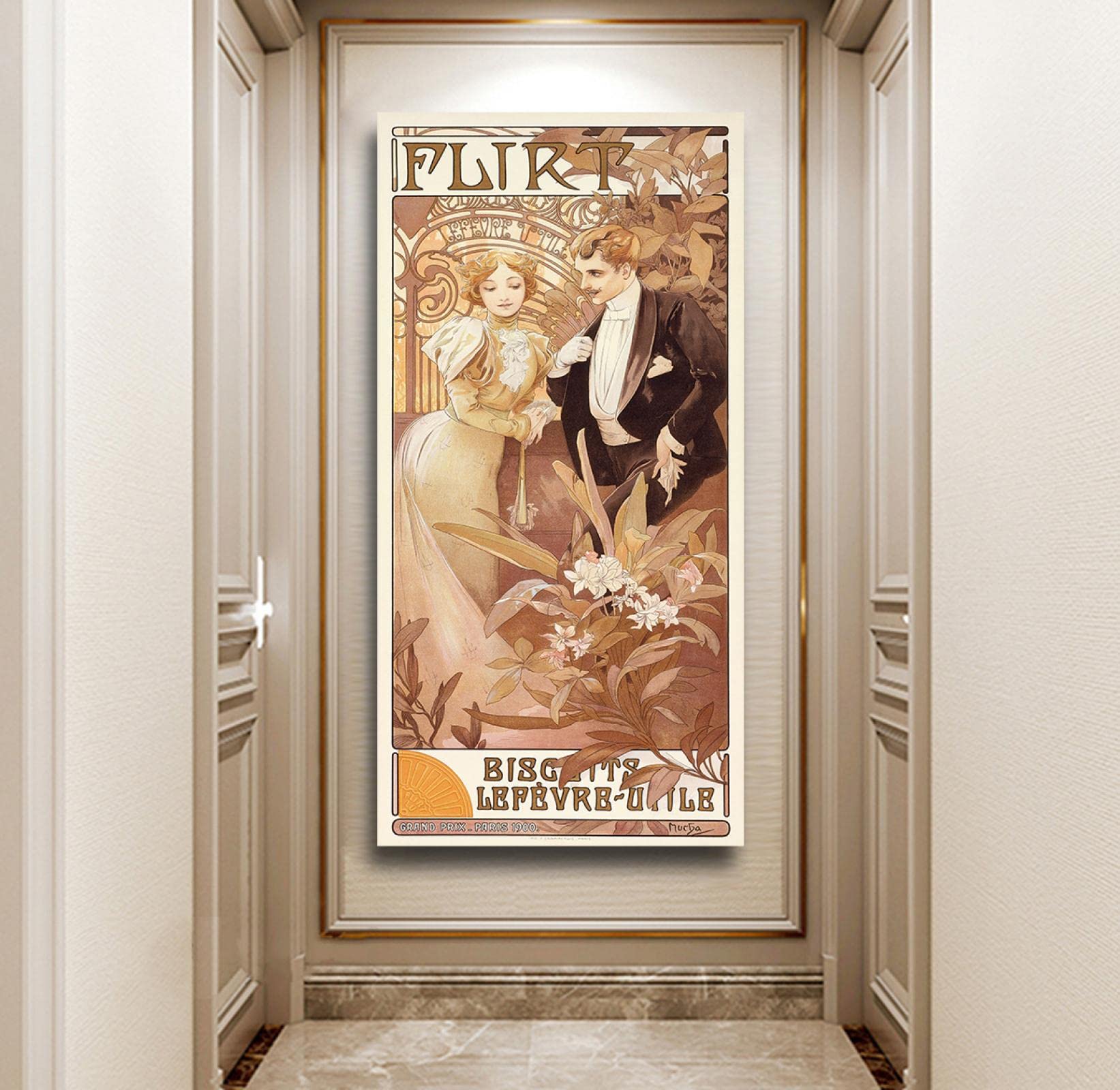 Amazon｜アルフォンスミュシャ浮気者（1895-1900年頃）家の装飾のため