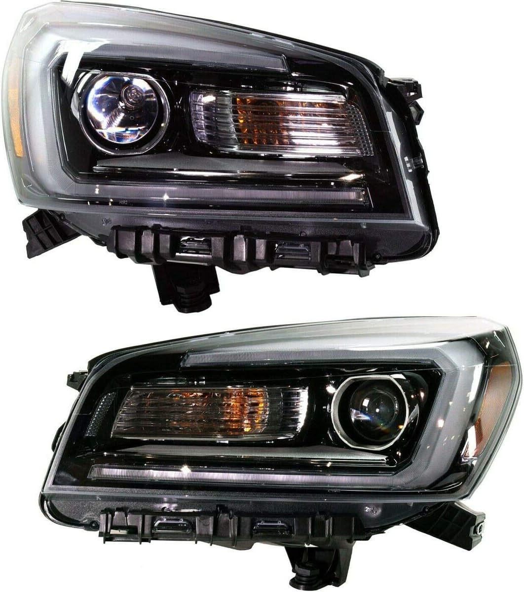 Replacement 23358994 Set of 2 Headlights Driving Head