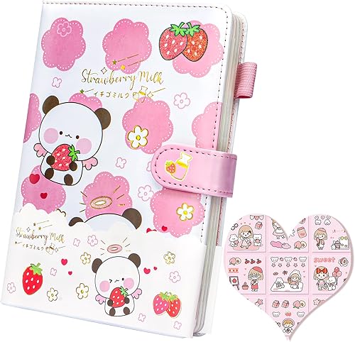 Smart tree Diario rosa para mujer  Lindos cuadernos, planificador de viaje, diario de oso ángel para niñas, bloc de notas Kawaii para hacer lista,