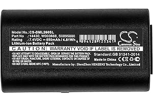 KML Battery for DYMO LabelManager 280 260 260P PnP 3M PL200, Li-ion...