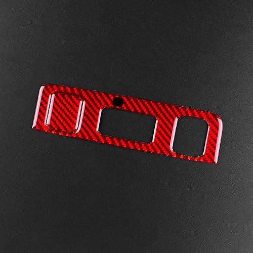 Miniatura 9 de AIRSPEED Adhesivo para botón de interruptor de faros delanteros Subaru WRX, cubierta de marco de botón de cajuela, cubierta interior del lado del