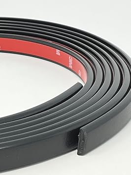 Embossed/Textured TRIM-GARD 3/4" x 42 All Black Body Side Molding for Cars, Trucks, SUVS, and Trailers- Decorative Protective Trim molding 42 Feet PC02-42 PC02-16