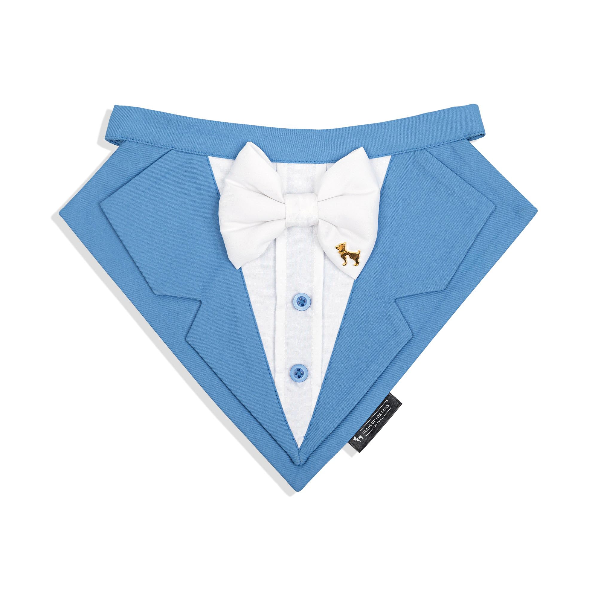 HUFT Dashing Dog Tuxedo Bandana for Dogs - Light Blue - L (B0DBVMY8JV) Amazon Price History, Amazon Price Tracker