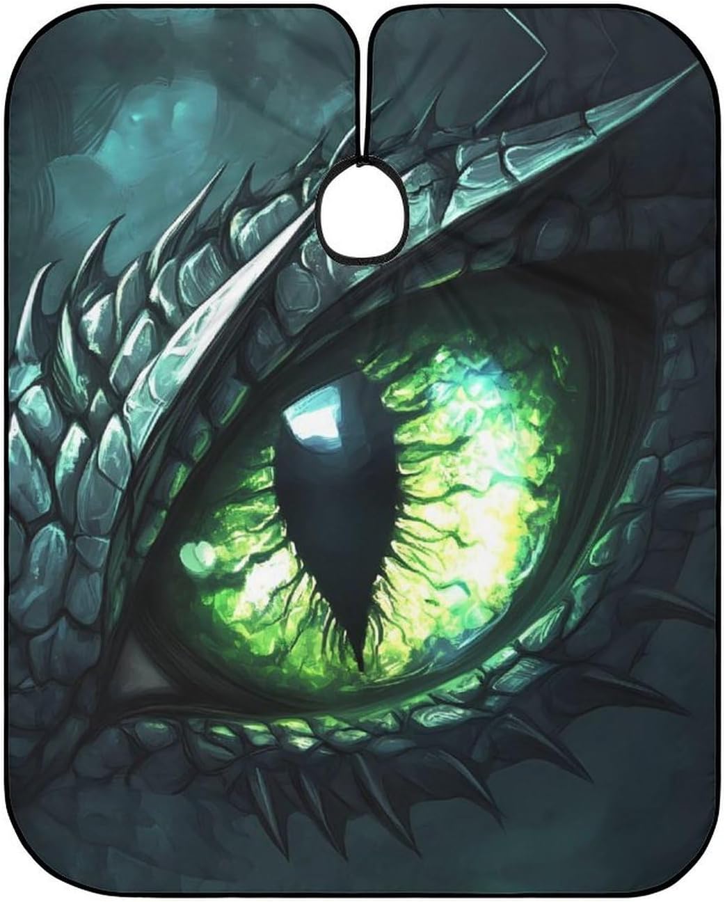 Dragon Eye Monochrome Barber Cape Professional Hair Cutting Apron Hairdresser Cape for Men Women