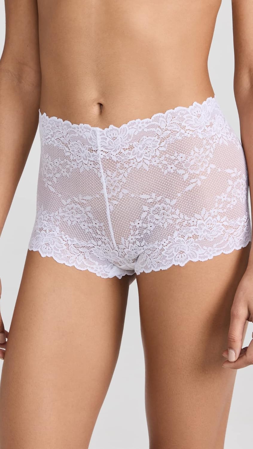 Natori womens Heavenly: Lace Boyshort - Image 2