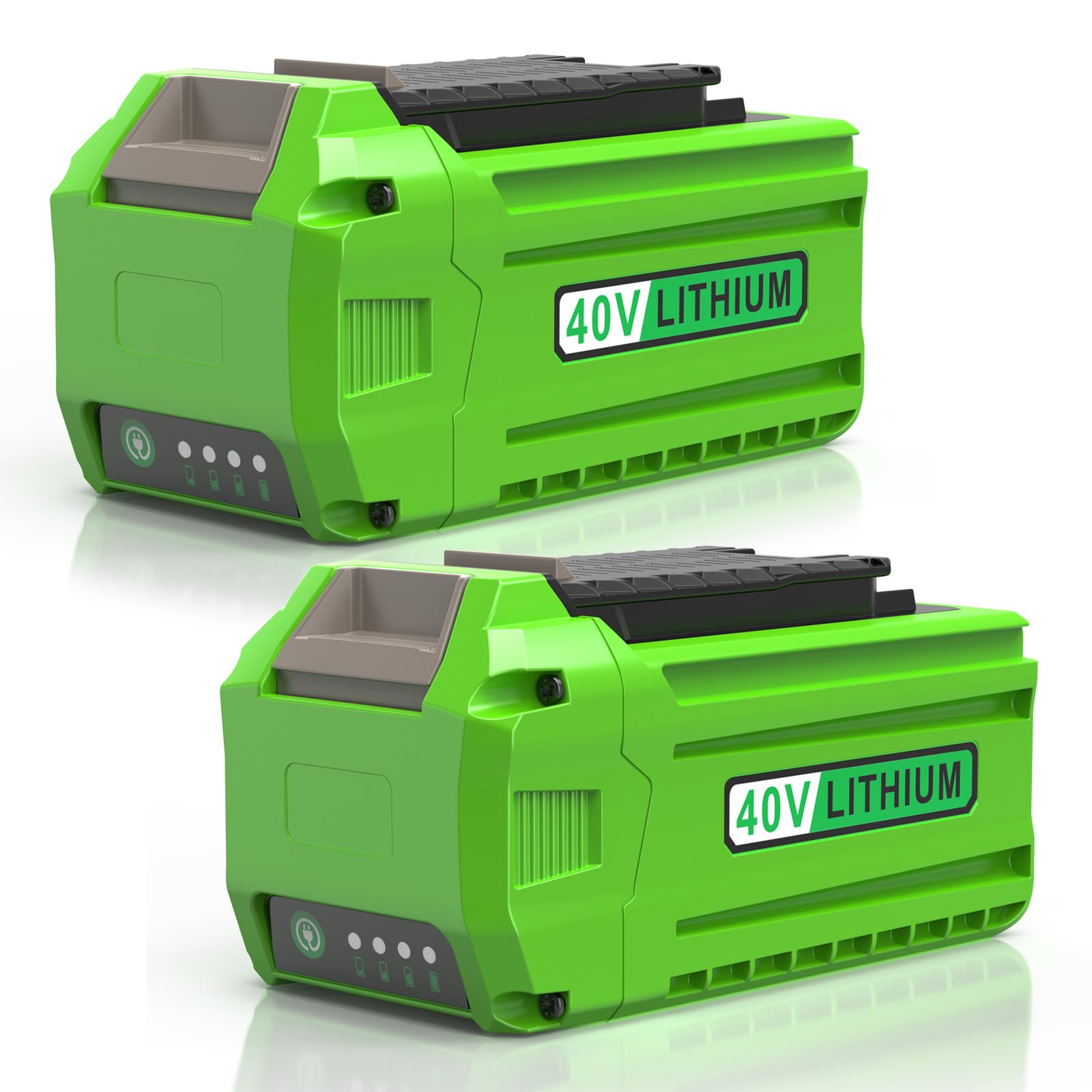 Photo 1 of ***SEE NOTES FOR DETAILS FOR PARTS ONLY***
***Futurebatt 2-Pack 6.0Ah 40V Battery for GreenWorks 29252 29462 29472 40-Volt G-MAX Tools 20642 21242 22262 22272 25312 25322 27062 (Not Fit Gen 1)