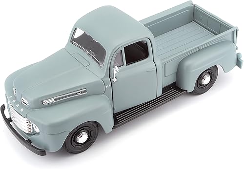 Miniatura 11 de 1948 Ford F-1 Pickup Truck - Gris (edición especial) Diecast 1:25 Modelo a escala - Maisto