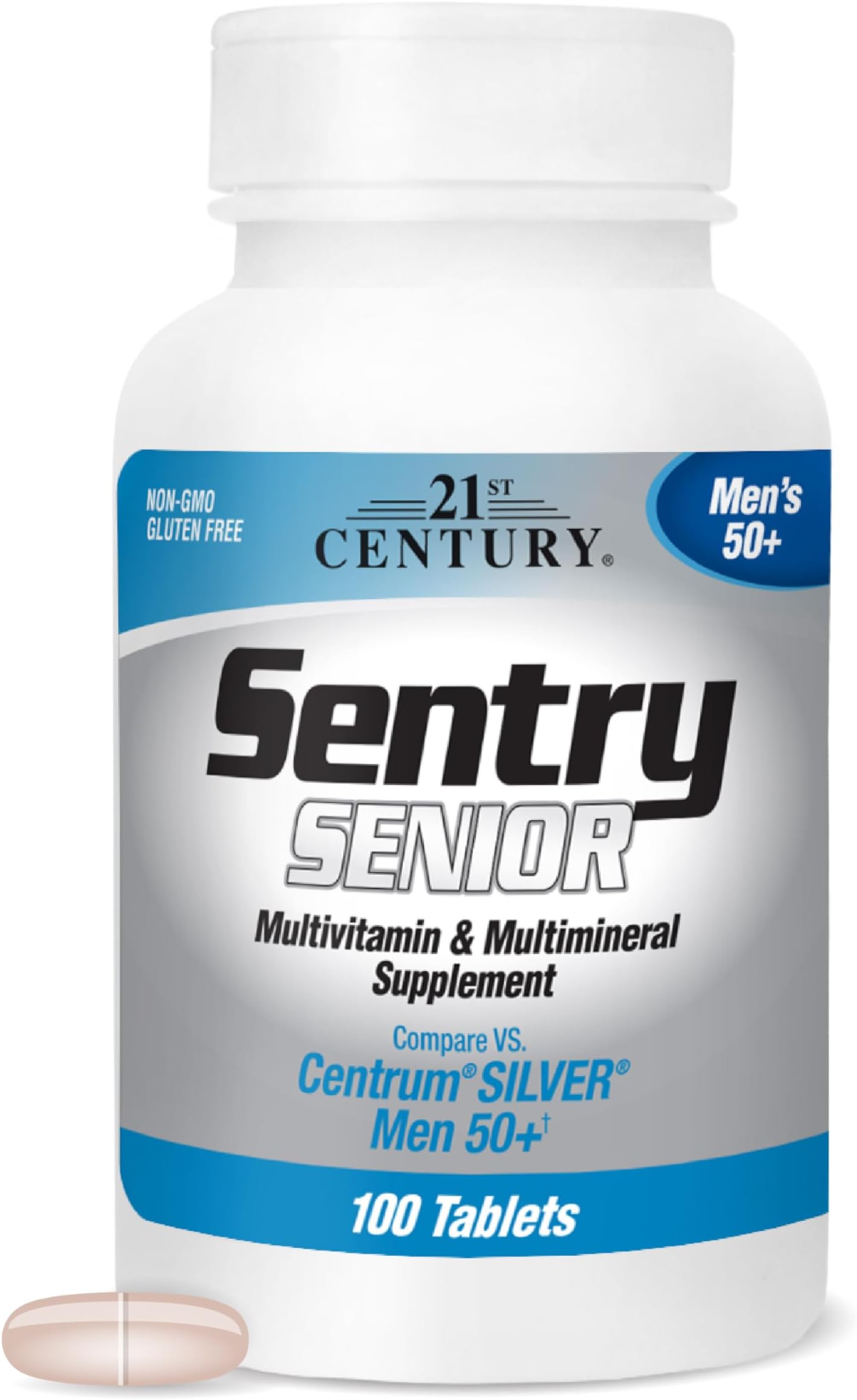 Sentry Senior Men Plus Tablets, 100 Count
