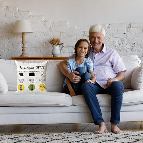 Vista 69 de ONFAON Juego de 4 fundas de almohada rojas con árboles de Navidad, 18 x 18 pulgadas, decoración de Navidad y vacaciones de invierno para sofá