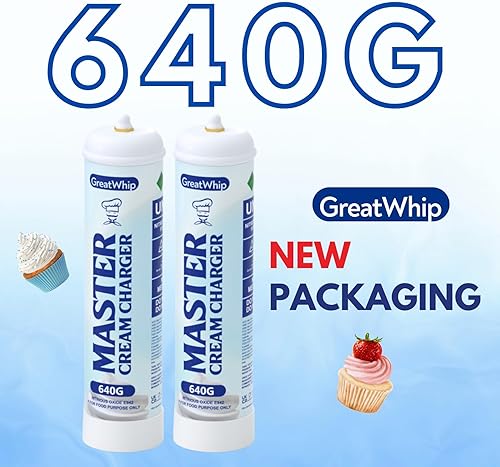Vista 9 de GreatWhip Cargadores de crema batida, cilindro de cargador de crema batida de 22.58 oz, 6 cilindros (1 caja)