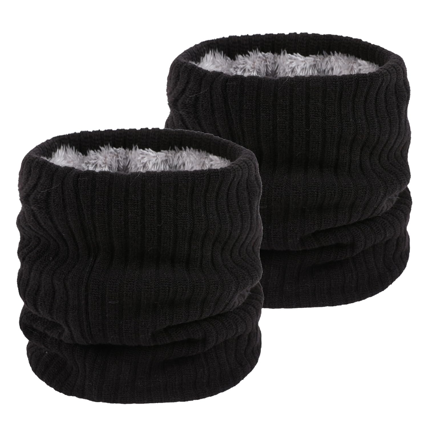 lifwimner 2 Pezzi Scaldacollo Uomo Sciarpa da Donna e da Uomo Invernale a Maglia Caldo, Scaldacollo Moto Invernale Scalda Collo Cervicali, Neck Warmer Snood