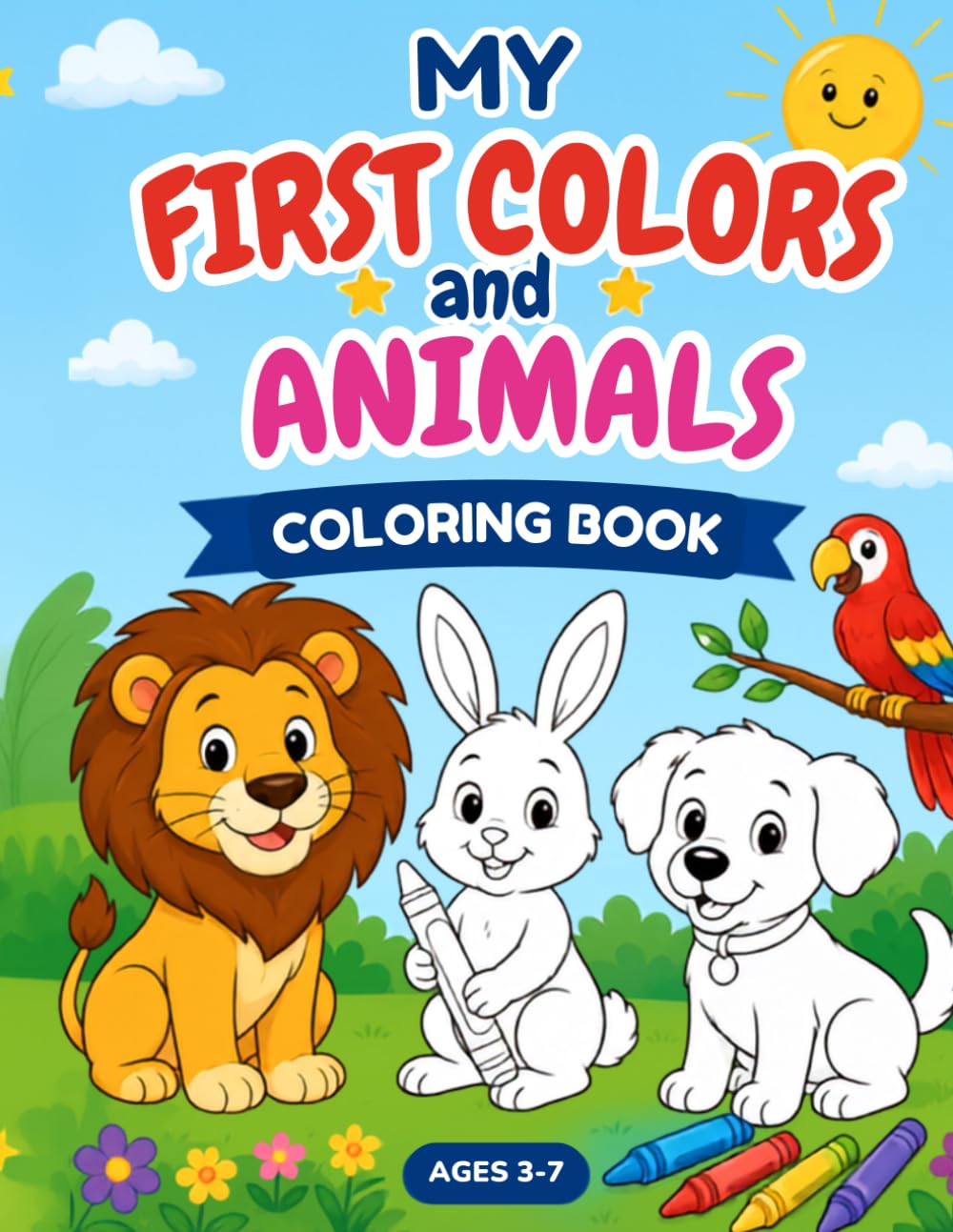 My First Animal Coloring Book