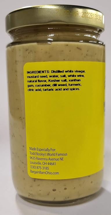 Todd Bosley's World Famous Dill Pickle Mustard (3 Pack)