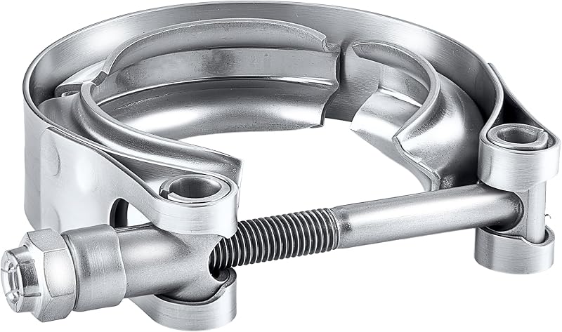 Abraçadeira V-band EVIL ENERGY em aço inoxidável para flange de 2 polegadas – 1 unidade