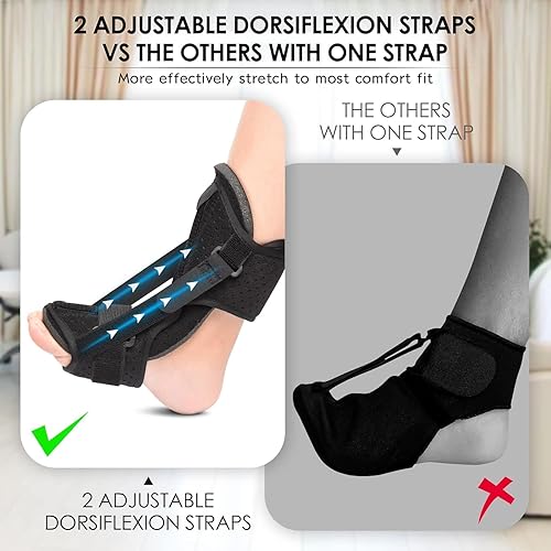 Miniatura 4 de Oyomutk Férula nocturna para fascitis soporte mejorado para fascitis plantar para aliviar el dolor de pies por fascitis plantar tendinitis de