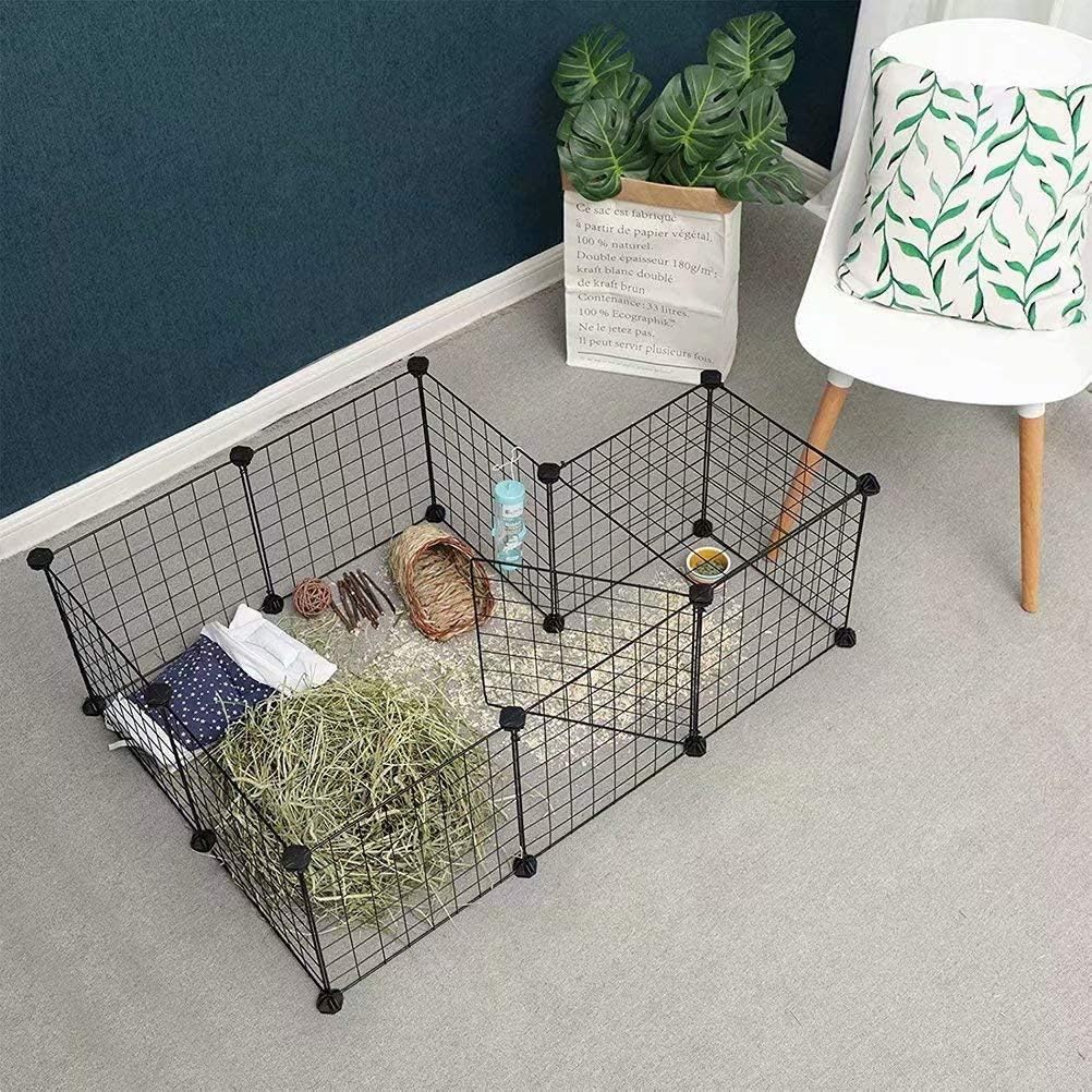 Amazon Co Jp ペットフェンス 脱走防止 犬ゲージ 簡易サークル 組立簡単 組み合わせ自由 12 ベビー マタニティ