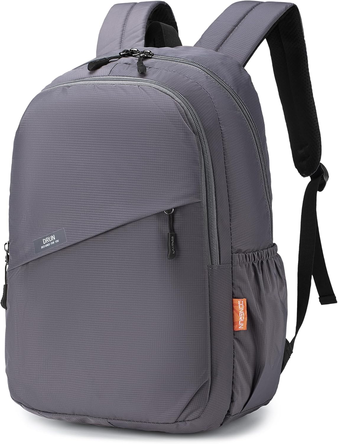 40x30x15cm Personal Item Bag Travel Backpack Carry On Flight Approved with Anti-Theft Pocket Water-resistant Casual Daypack for Weekender Business Hiking,Grey